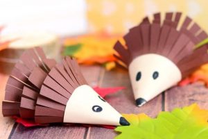 【秋季手工】7款幼儿园创意手工DIY，森林里的小刺猬