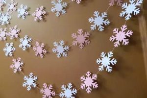 【冬季吊饰】这样的冬季幼儿手工雪花吊饰，能温暖你的心灵吗？