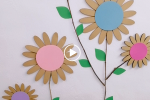 谷乐品环创手工太阳花纸板季节春夏秋冬手绘班级公约田园风美工主题创意材料