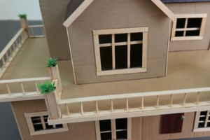 手工达人制作你梦想中的豪宅，废纸板加雪糕棒10分钟变梦之屋