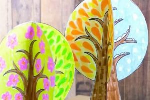 【亲子手工】四季树- 带着孩子感受四季的美