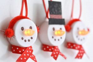 【雪人手工】冬日亲子手工：换种方式“堆”雪人！