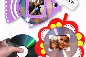 【国庆手工】40款幼儿园废旧CD创意手工，美到爆！