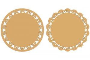 谷乐品手工幼儿园环创花边或圆边镂空纸板原创定制设计DIY