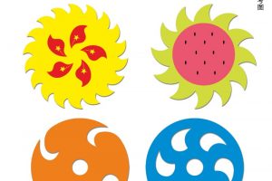 谷乐品环创手工瓦楞纸板齿轮飞盘DIY板定制设计墙面布置装饰