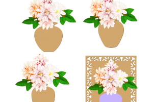 谷乐品环创幼儿园创意手工罐子纸板定制各种纸板形状创意设计