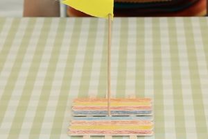 冰棒棍  制作漂亮的小船