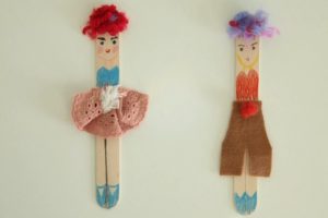 冰棒棍  制作激萌小娃娃