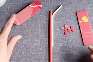 手工纸板制作：迷你滑板