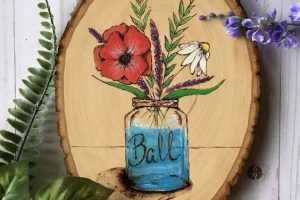 彩绘木片，来一节不一样的绘画课堂