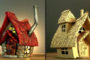 纯手工制作纸板童话小屋，看3遍就能学会的人，智商都很高
