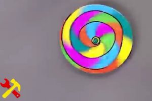 创意手工 用圆珠笔和纸板给孩子做两个简单的纸片陀螺