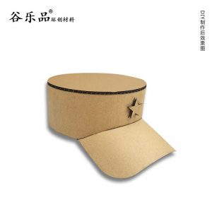 谷乐品原创环创手工材料幼儿园创意设计五角星帽子纸板材料包【视频教程】
