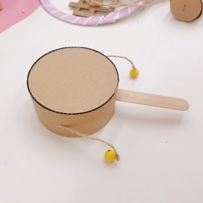 谷乐品原创环创手工纸材料幼儿DIY制作美工劳拨浪鼓纸板材料成品