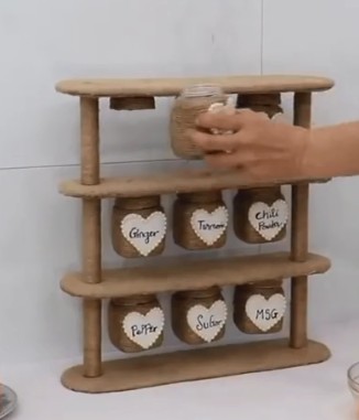 谷乐品环创手工材料DIY艺术创意之纸板厨房收纳盒，谷乐品环创素材网独家分享提供视频教程