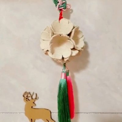 谷乐品环创手工材料DIY艺术创意之纸浆蛋托花，谷乐品环创素材网独家分享提供视频教程