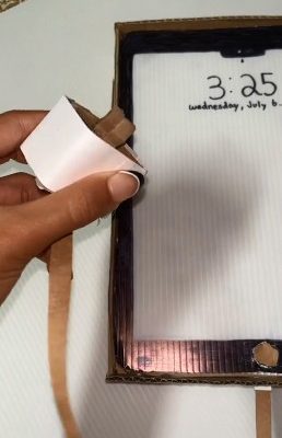 谷乐品环创手工材料DIY艺术创意之纸板制作PAD平板电脑，谷乐品环创素材网独家分享提供视频教程