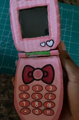 谷乐品环创手工材料DIY艺术创意之纸板制作老款式手机，谷乐品环创素材网独家分享提供视频教程