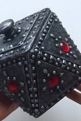 谷乐品环创手工材料DIY艺术创意之纸板制作复古魔盒，谷乐品环创素材网独家分享提供视频教程