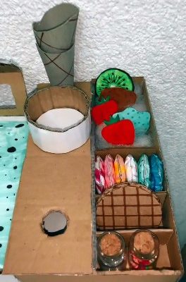 谷乐品环创手工材料DIY艺术创意之纸板立体收纳盒，谷乐品环创素材网独家分享提供视频教程