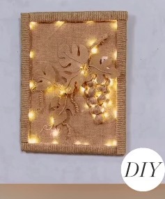 谷乐品环创手工材料DIY艺术创意之纸板立体麻绳相框展，谷乐品环创素材网独家分享提供视频教程