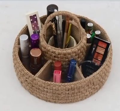 谷乐品环创手工材料DIY艺术创意之纸板立体麻绳收纳盒，谷乐品环创素材网独家分享提供视频教程