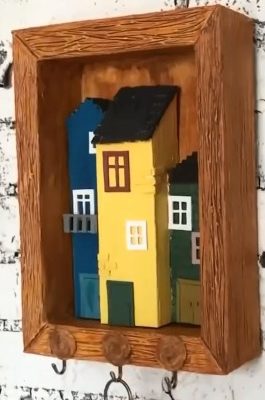 谷乐品环创手工材料DIY艺术创意之纸板立体墙面相框，谷乐品环创素材网独家分享提供视频教程