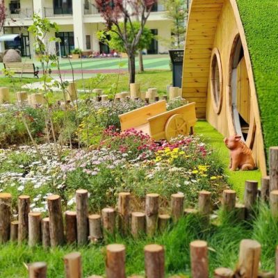 叮~丹桂飘香的秋风吹来了您想要的幼儿园种植区创意布置方案，请签收~|环创分享