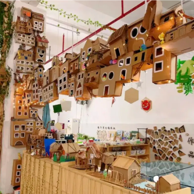 【园所环创】建构区环创｜超有设计感｜墙面设计｜区域设计