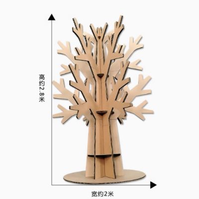 【2.8米不规格立体树安装教程】谷乐品环创手工材料