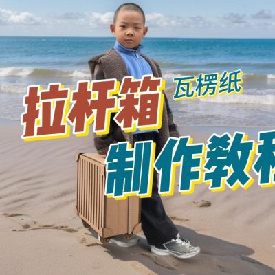 谷乐品手工拉杆箱视频制作教程